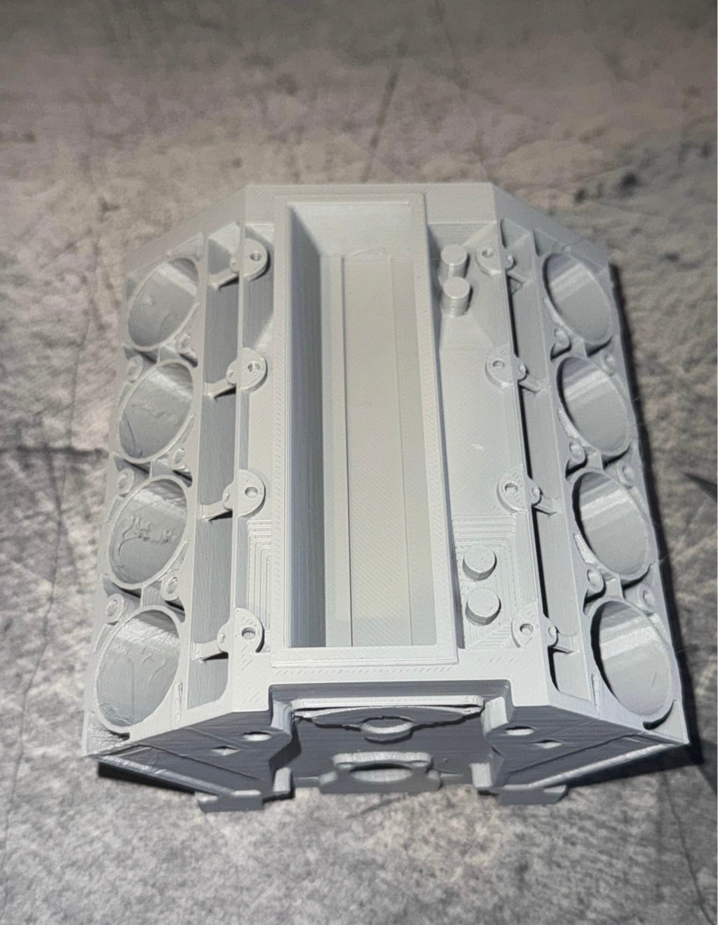 LS V8 Engine Business Card Holder