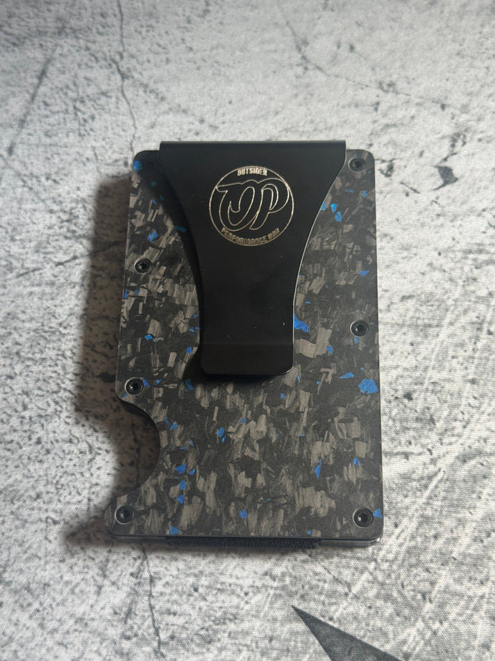 Forged Carbon Fiber Minimalist Wallet RFID Blocking